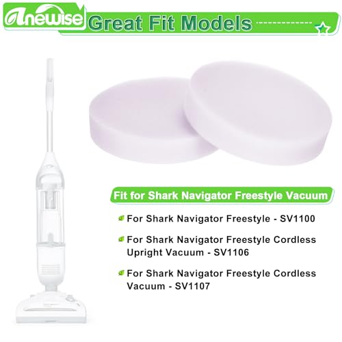 Anewise SV1106 Filter for Shark Navigator Freestyle SV1112, SV1100, SV2002