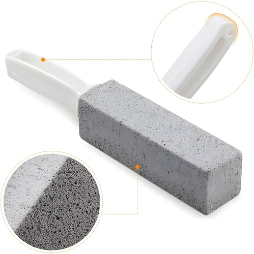 Bexter 2-Pack Value Toilet Bowl Pumice Cleaner with Handle – Removes Hard Water Rings, Stains & Limescale – Multi-Surface Bathroom Cleaning Stone for Sink, Pool, Tile
