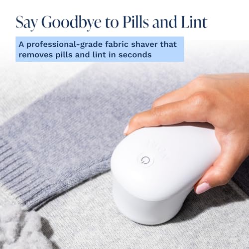 Nori Trim Fabric Shaver - Lint Remover for Clothes & Furniture - White - color: White