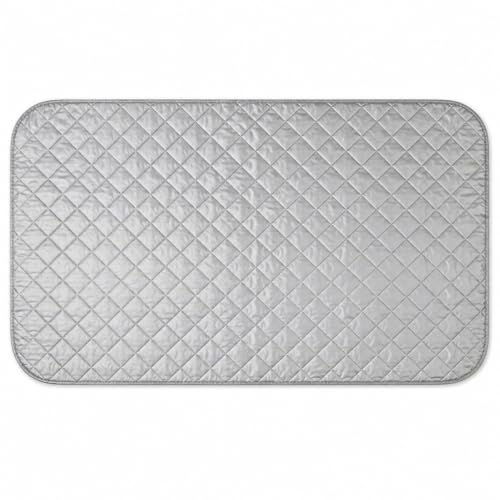 Portable Ironing Mat Blanket, Foldable Ironing Pad for Washer Dryer Top, Tabletop, Bed or Floor Ironing Board Alternative Replacement for Laundry Room, Apartment, Dorm, RV & Travel 18" x 31"