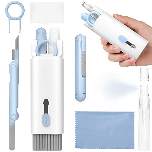 VUBOJO Laptop Screen Keyboard Earbud Cleaner Kit,Electronics Cleaning Tool for MacBook iPad iPhone Pro Cell Phone,airpod Cleaner kit,Computer Cleaning Tool Kit(Blue) - color: Blue
