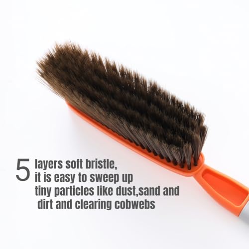 15" Soft Brist. Hand Broom Brush 3 PackBed Sofa Counter Hair Clear - color: 3 Color