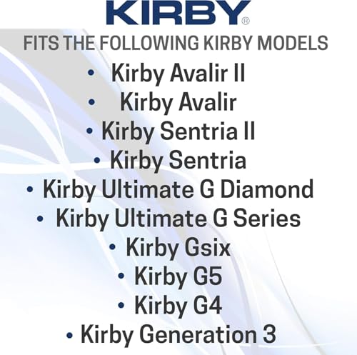 Kirby Allergen Reduction HEPA Filter Bags 6-Pack | Part #204811 | OEM Replacement for F-Style & Twist-Style Kirby Vacuums
