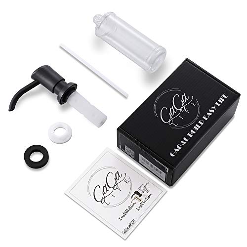 GAGALIFE Kitchen Sink Soap Dispenser Pump, 17 oz Bottle, Oil Rubbed Bronze - color: Oil-rubbed Bronze