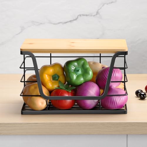 ALOCEO Extra Large Trash Bag Holder Dispenser With Bamboo Top, Wall Mounted Garbage Bag Dispenser Roll Holder for Kitchen Laundry Room Organization - color: 1-pack - XL Black
