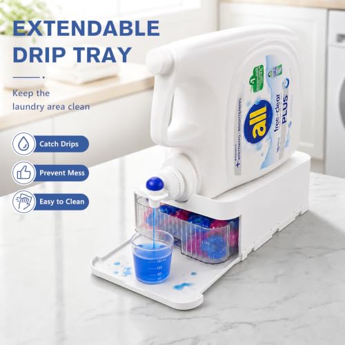 Laundry Detergent Holder, Countertop Liquid Laundry Detergent Dispenser