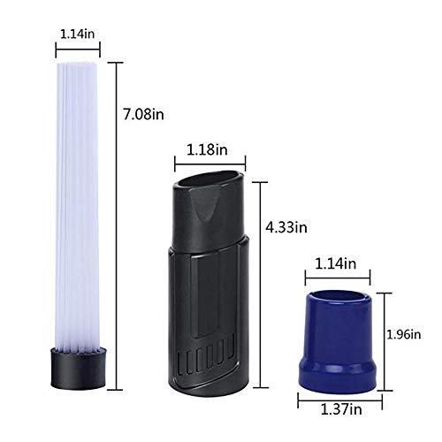 WuYan 2PCS Multifunction Vacuum Cleaner Straw Tubes Dust Dirt Brush Remover Portable Universal Vacuum Attachment Household Clean Tools
