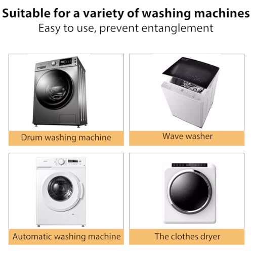 10 Pcs Reusable Laundry Scrubbing Balls - Tangle-Free Washer Balls for Effective Washing and Cleaner Clothes,White - color: White