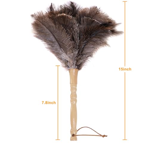 Genuine Ostrich Feather Duster 15 inch