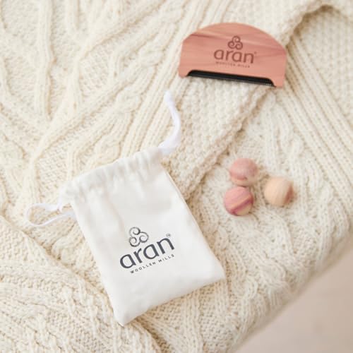 Aran Woollen Mills Aran Wool Sweater Care Set with De-Pilling Comb