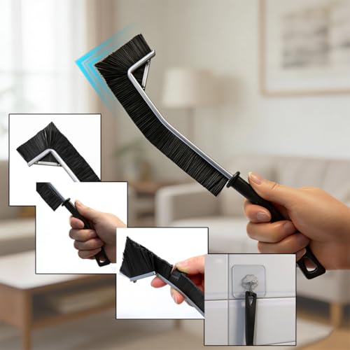 Crevice Cleaning Brush, Hard-Bristled Grout Brush,2026 New Multifunctional Gap Cleaning Brush Tool,Dead Corners Brushes for Bathroom Kitchen Tiles Window Door Slots,2pcs