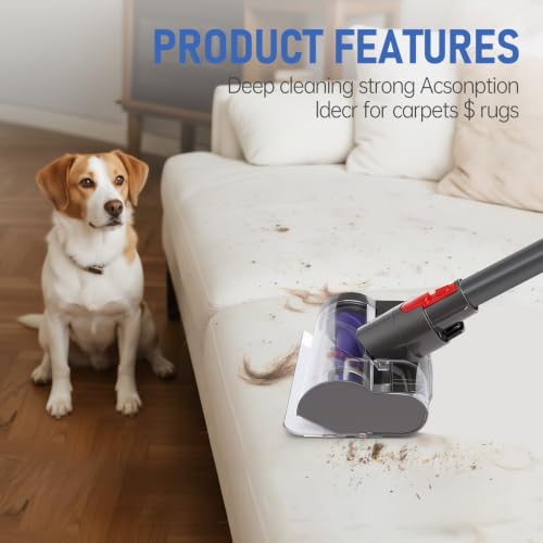 Mini Motorized Brush Head, Pet Hair Vacuum Attachment - style: MINI Head