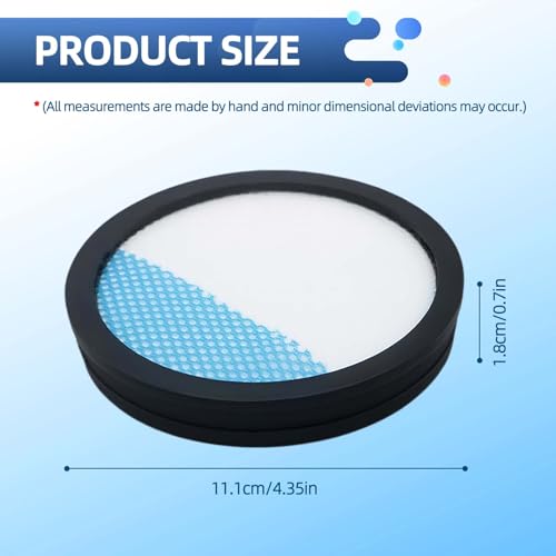 Filter Replacement for Ryobi 18V 1 + Cordless Stick Vacuum PCL720, PBLSV716K, PBLSV716B, PBLSV717K, PBLSV717B, PCL720K, Reusable Washable Filters, Compare to Part A32SV720N, 2-Pack