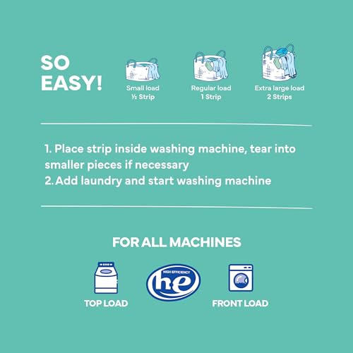 Tru Earth Laundry Sheets 32 Count (64 Loads) Fragrance Free and Dryer Balls (4 Count) Bundle