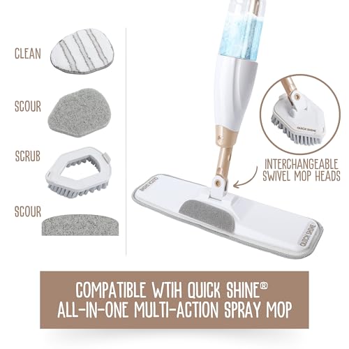 Quick Shine Multi-Action 7 Piece Mop Kit Accessory Pk - size: 7-Pc Accessory Pads