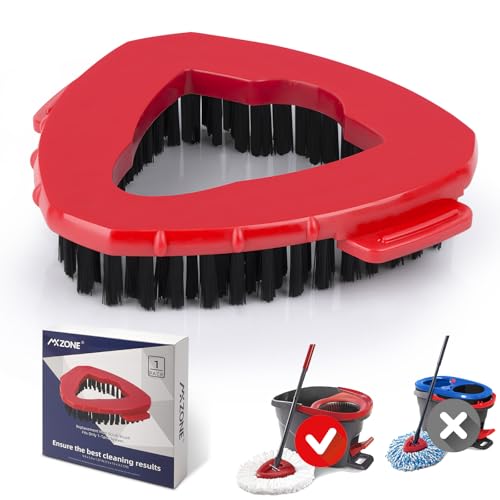 Spin Mop Scrub Brush Head Replacement for O-Cedar EasyWring 1-Tank System - size: 1pcs 1-Tank Scrub Brush