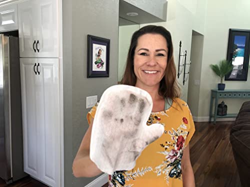 Artisan DUSTING MITT Replaces Microfiber Dusting Cloths, Dust Wipes, Feather Dusters. Grabs and Locks in Dust, Pet Hair, and Allergens for The Best Cleaning Possible Dual-Sided Disposable. 60 Mitts