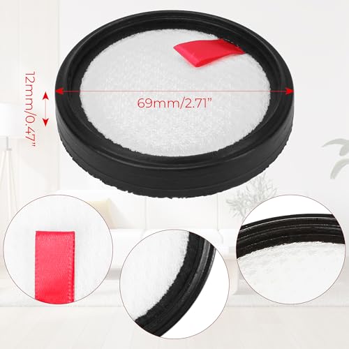 2Pcs N3S Vacuum Cleaner Cordless Dust HEPA Filters – Upgraded High-Efficiency Washable Replacement for UML0 N3S Stick Vacuum, Reusable Foam Air Filter for Home Use