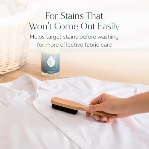 Puracy Laundry Stain Remover Brush for Tough, Deep, and Aged Clothing Stains, with Vegan Bristles for Safe and Effective Stain and Odor Elimination - size: One Size