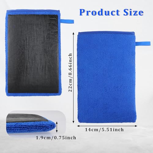 Giantree 1 Pcs Clay Mitt Auto Detailing, Blue, Medium Grade