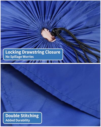 OTraki 2 Pack Small Laundry Bag 16x20 Inch Drawstring Laundry Wash Bag Dirty Clothes Laundry Sacks Organizer Machine Washable Delicate Bag Drying Do Not Exceed 176℉ Blue - size: 16x20 inch