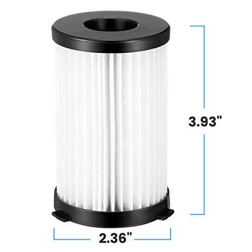 Cabiclean Replacement HEPA Filter Compatible for MOOSOO D600 / D601 and iwoly V600 Corded Vacuum Cleaner (6 HEPA Filters & 6 Sponge)