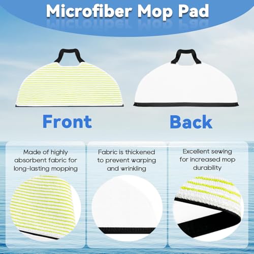 Mop Pads Compatible for Shark Matrix Plus AI Ultra V2610WA, RV2610WA - color: 6