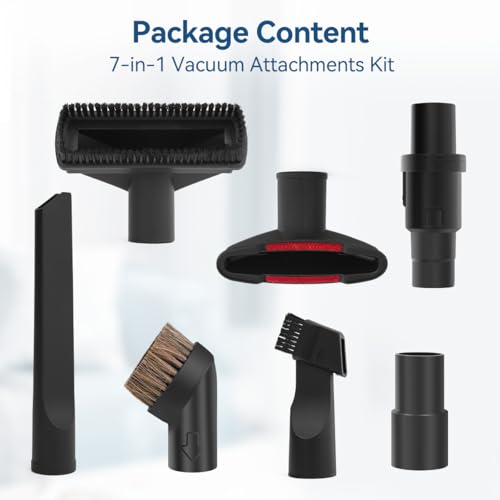 Vacuum Attachments Accessories Compatible with Shark Navigator NV360 NV352 NV356E, Rotator NV500 NV501,Rocket HV301 HV322 HV371 Series Upright Vacuum,1 1/4'' Vacuum Adapter Tools