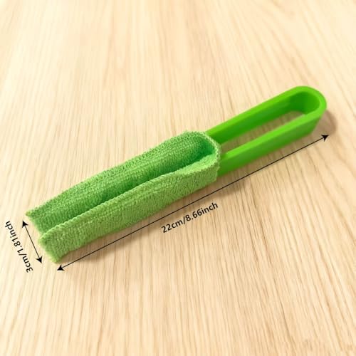 Leaf Cleaning Tongs Washable Reusable Microfiber Sleeves and Gloves Plants Cleaning Set for House Plants, Window Blind (Green) - color: Green