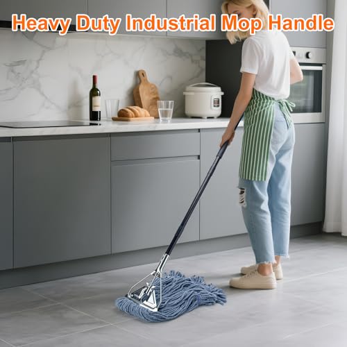 KeFanta 60" Metal Mop Handle Commercial Heavy Duty Mop Stick,2 Pack - size: 2 Pack Mop Handle