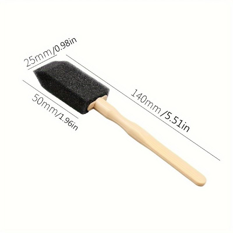 5PCS Crevice Cleaning Brush for Small Gaps, Professional Car Vent Detailing Brush with Foam Sponge, Multi-Purpose Gap Cleaning Tool for Kitchen Blinds and Home Deep Cleaning