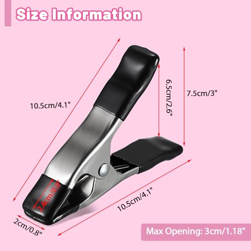 OwnMy 6PCS Wedding Dress Clips for Fitting Heavy Duty Fixed Clothing Clamps