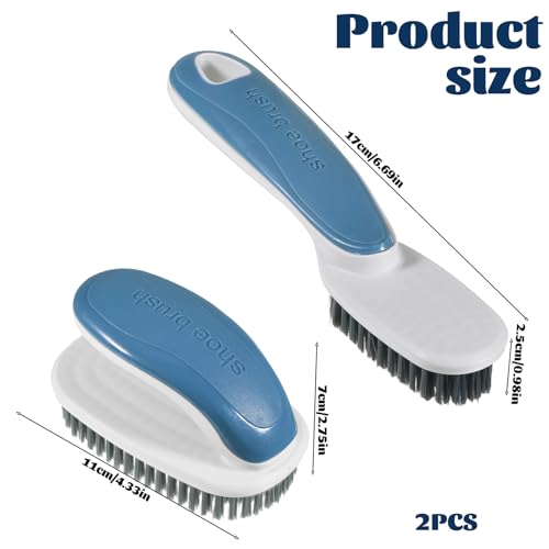 2pcs Soft Bristle Scrub Cleaning Brushes Laundry Scrub Brush