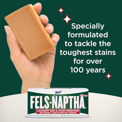 Fels Naptha Laundry Soap Bar & Stain Remover - Pack of 2 by Fels Naptha - size: 5 Ounce (Pack of 2)