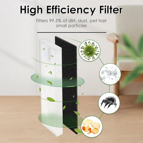 (12 Pieces) HEPA Filters Compatible With Tikom G8000/ G8000 Pro, Wet Dry Vacuum Cleaner Filter Kit, Replacement Parts 12 Filters - color: G8000 Filter 12pcs