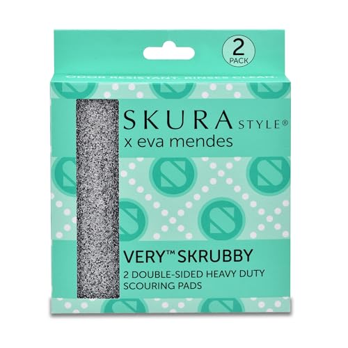 Skura Style x Eva Mendes Very Skrubby Heavy Duty Scouring Pads, 4 Pack