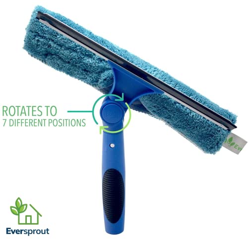 EVERSPROUT Swivel Squeegee & Microfiber Window Scrubber, Attachment Only - size: Attachment Only - No Pole