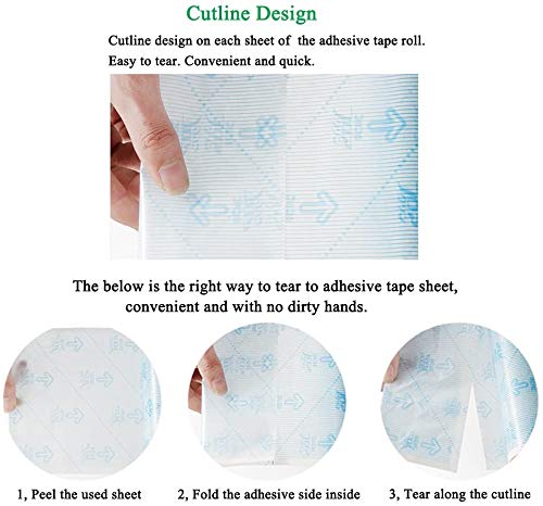 Large Lint Roller 6.3" Sticky Roller Extendable Handle for Floor & Pet Hair - size: 1 Pack
