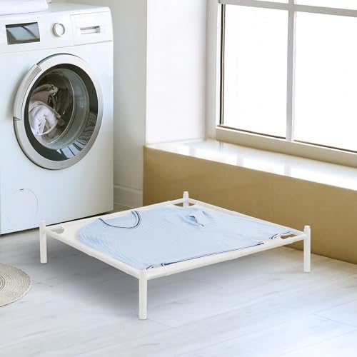 STO STO Sweater Drying Rack, 1-Pack Stackable Mesh Clothes Drying Rack, Laundry Drying Rack for Sweaters, Socks, Toys, White - style: 1 Pack