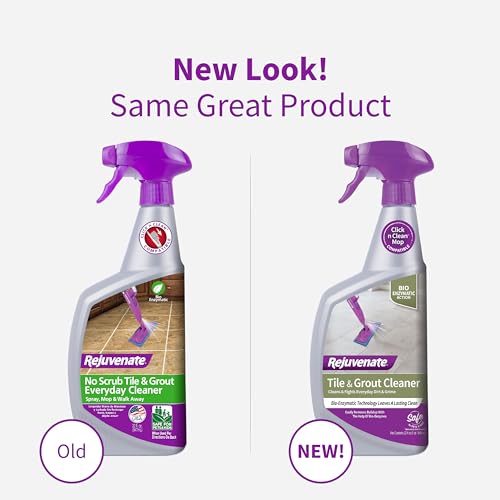Rejuvenate Bio-Enzymatic Scrub Free Tile and Grout Cleaner Lightens and Brightens Every Time (32oz) (Pack of 2) - size: 32 Fl Oz (Pack of 2)