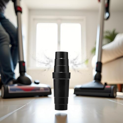 2Pcs Black Vacuum Cleaner Hose Adapter Easy To Use Vacuum Cleaner Conversion Vacuum Hose Reducers ABS Material Hose Coupler Universal Vacuum Hose Reducer,Vacuum Parts and Accessories,Vacuum Hoses