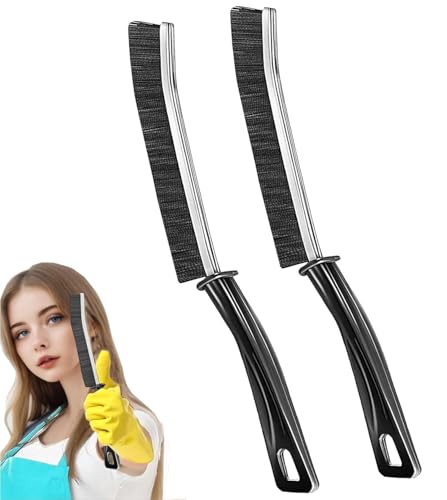 Multi-Purpose Thin Gap Cleaning Brush Set - Stiff Bristles for Stubborn Grout, Faucets, Windows, Tiles & Automotive Crevices
