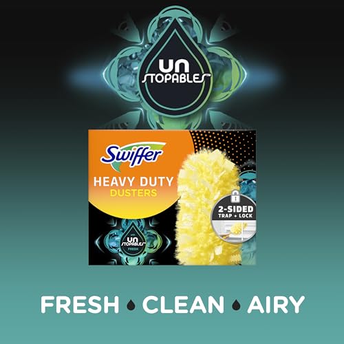 Swiffer Dusters Multi-Surface Heavy Duty Duster Refills,Unstopables Fresh Scent,11 Count (Pack of 3) - size: 11 Count (Pack of 3)