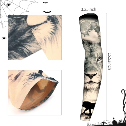 YARIEW Temporary Tattoo Sleeves for Men Arm Sleeves for Men - color: Multicolor-14