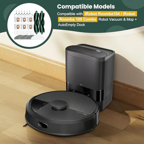 25 Pack Replacement Parts for iRobot Roomba 104/105/105X Combo/Q052 Vacuum - size: 105 accessories