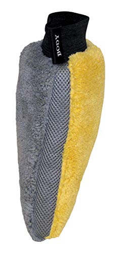 Carrand 40310 3-in-1 Waterproof Microfiber Car Wash Mitt , Yellow
