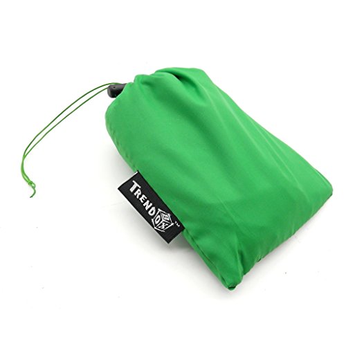 TRENDBOX Foldable Wash Basin Sink Water Bag Portable Mini 8.5L for Footbath Camping Hiking Outdoor Durable Design - color: Green