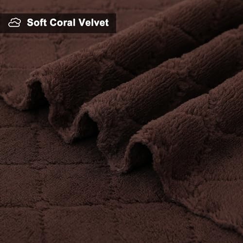 Homaxy 12 Pack Super Soft Absorbent Dish Towels, 10" x 20", Brown - color: Brown, size: 10 x 20 inch-12 pack