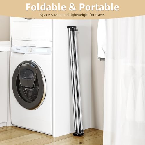 TOOLF 55" Stainless Steel Collapsible Clothes Drying Rack - size: 55 inch