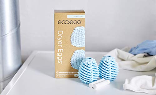 Ecoegg Dryer Balls for Clothes Dryer, Fresh Linen Scent, Set of 2